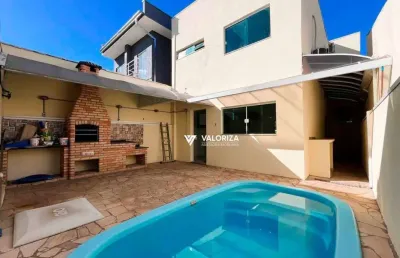 Casa com 4 quartos, sendo 1 suíte master à venda, 193 m² por r$ 780.000 - horto florestal - sorocaba/sp