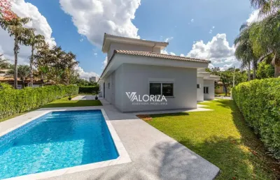 Casa com 4 dormitórios, 495 m² - venda por r$ 3.800.000,00 ou aluguel por r$ 17.017,26/mês - lago azul condomínio e golfe clube - araçoiaba da serra/sp