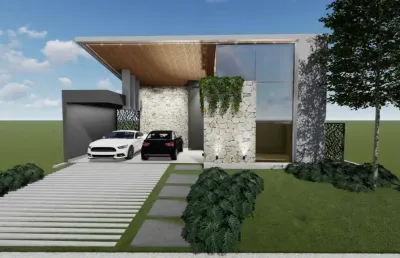Casa com 3 suítes no condomínio terras altas em uberlândia