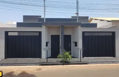 Casa com 3/4, suíte e área gourmet com churrasqueira à venda no vida nova em uberlândia!