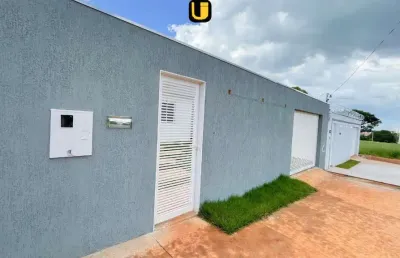 Casa à venda em uberlândia-mg: residencial fruta do conde, 2 quartos, 1 suíte, 2 salas, 2 banheiros, 2 vagas, 71m².