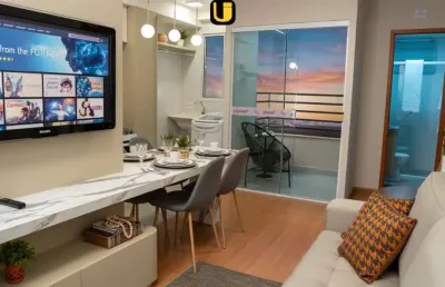 Apartamento 2 quartos, sacada, elevador, área de lazer no grand ville em uberlândia,  zona leste