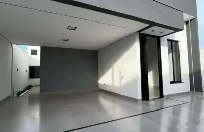 Casa 3 quartos e área gourmet à venda no grand ville, uberlândia há 2 minutos do parque do sabiá!
