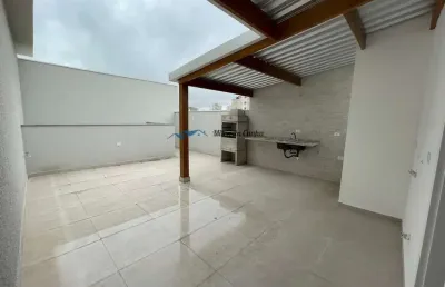 Cobertura à venda com 2 dormitórios 1 suíte, 105m² 2 vagas, bairro campestre, santo andré