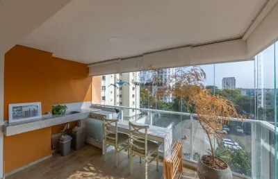 Lindo studio à venda com 48m², decorado,  com 1 vaga, excelente investimento, campo belo, são paulo