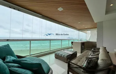 Linda cobertura para venda de frente para o mar, com piscina privativa com 4 suítes, 3 vagas, 300m², riviera de são lourença, bertioga