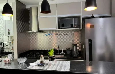 Apartamento para venda no centro de diadema, com 53m², 2 dormitórios, 1 suíte, 1 vaga livre, terraço gourmet