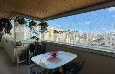 Lindo apartamento para venda, com 128m², 3 suítes, 3 vagas, varanda gourmet, centro de santo andré