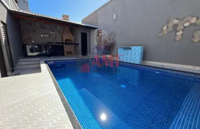Casa em condomínio fechado com 2 quartos à venda no Balneário Maracanã, Praia Grande 
