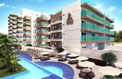 Apartamento à venda em cabedelo, ponta de campina, com 2 quartos, 71,97m²