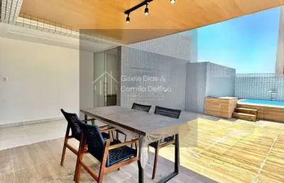 Cobertura duplex c/ piscina- altiplano- 132m²- mobiliada- possui elevador!!