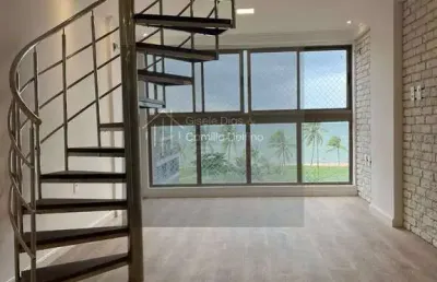 Cobertura duplex- a 30m da praia- cabo branco- 131m²- 03qts- piscina privativa!