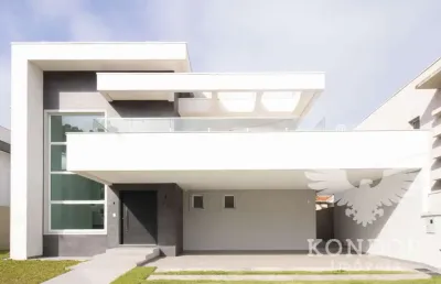 Casa com 3 suítes em condomínio em santa felicidade de 318,74 m²