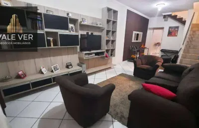 Sobrado com 3 dormitórios à venda, 170 m² por r$ 479.000,00 - parque residencial flamboyant - são josé dos campos/sp