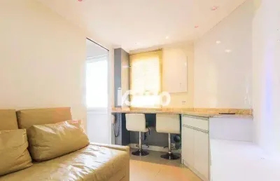 Apartamento com 1 quarto, 1 vaga, anda alto - pertinho do  da hospital sp/unifesp  à venda, 30 m² por r$ 350.000 - vila clementino