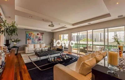 Apartamento com 4 dormitórios à venda, 240 m² por r$ 4.300.000,00 - brooklin - são paulo/sp
