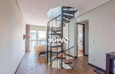 Cobertura triplex com 2 quartos( suítes ), 77 m² - venda por r$ 1.200.000 ou aluguel (pacote ) por r$ 8.917,00 - vila clementino