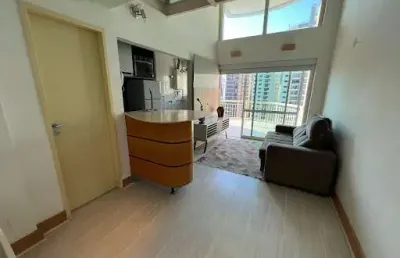 Apartamento duplex mobiliado, com 1 suíte e 1 vaga para alugar, 55 m² - moema - são paulo/sp