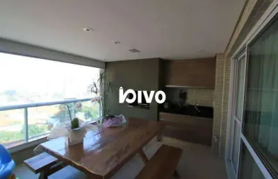Apartamento varanda gourmet, com 3 suítes, 3 vagas, ar condicionado e lazer, à venda, 165 m² - venda ou locação - campo belo - são paulo/sp