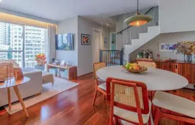 Cobertura com 3 dormitórios (1 suíte), 1 vaga - à venda, 135 m² por r$ 2.250.000 - itaim - são paulo/sp
