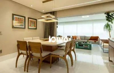 Apartamento em andar alto, com 3 suítes, 4 vagas e ótimo lazer - à venda, 172 m² por r$ 7.250.000 - moema pássaros - são paulo/sp