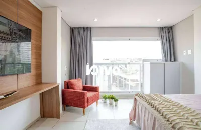 Estúdio com 1 dormitório para alugar, 26 m² por r$ 3.890/mês - vila clementino - são paulo/sp