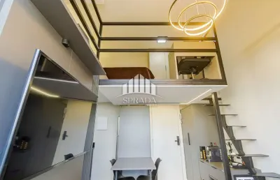 Loft à venda na rua bárbara cvintal, 281, mossunguê, curitiba, 22 m2 por r$ 399.000