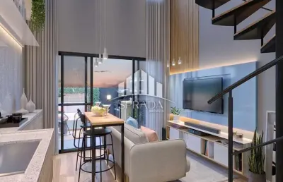 Loft com 1 quarto à venda na rua doutor leão mocellin, 390, santa felicidade, curitiba, 30 m2 por r$ 391.900