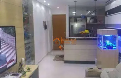 Apartamento com 3 dormitórios à venda, 77 m² por r$ 629.000,00 - vila galvão - guarulhos/sp