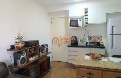 Apartamento com 1 dormitório à venda, 38 m² por r$ 456.000,00 - jardim flor da montanha - guarulhos/sp