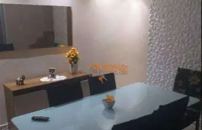 Sobrado com 4 dormitórios à venda, 160 m² por r$ 530.000,00 - jardim flor da montanha - guarulhos/sp