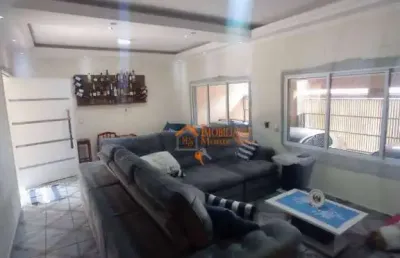 Sobrado com 4 dormitórios à venda, 438 m² por r$ 985.000,00 - jardim santa clara - guarulhos/sp