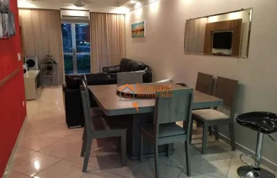 Apartamento com 3 dormitórios à venda, 60 m² por r$ 430.000,00 - loteamento joão batista julião - guarujá/sp