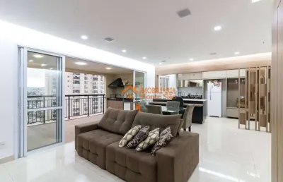 Apartamento com 3 dormitórios à venda, 122 m² por r$ 1.378.000,00 - jardim flor da montanha - guarulhos/sp