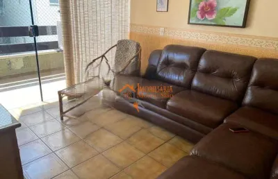 Apartamento com 3 dormitórios à venda, 159 m² por r$ 693.000,00 - balneário cidade atlântica - guarujá/sp