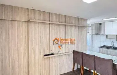 Apartamento com 2 dormitórios, 56 m² - venda por r$ 370.000,00 ou aluguel por r$ 2.666,00/mês - vila são rafael - guarulhos/sp