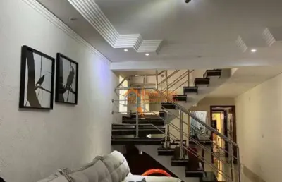 Sobrado com 3 dormitórios à venda, 228 m² por r$ 901.000,00 - jardim santa clara - guarulhos/sp