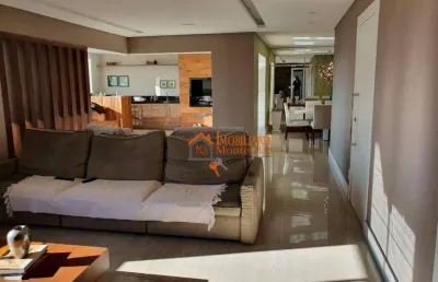 Apartamento com 3 dormitórios à venda, 182 m² por r$ 2.100.000,00 - vila rosália - guarulhos/sp