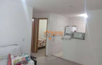 Apartamento com 2 dormitórios à venda, 44 m² por r$ 223.000,00 - água chata - guarulhos/sp