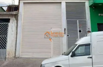 Salão para alugar, 110 m² por r$ 4.475,00/mês - jardim maria dirce - guarulhos/sp