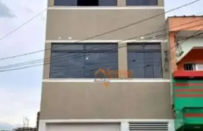 Cobertura com 1 dormitório para alugar, 110 m² por r$ 2.535,00/mês - jardim maria dirce - guarulhos/sp