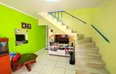 Sobrado com 2 dormitórios à venda, 116 m² por r$ 570.000,00 - rosa de frança  - guarulhos/sp