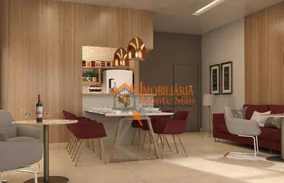 Apartamento com 2 dormitórios à venda, 46 m² por r$ 324.000,00 - vila galvão - guarulhos/sp