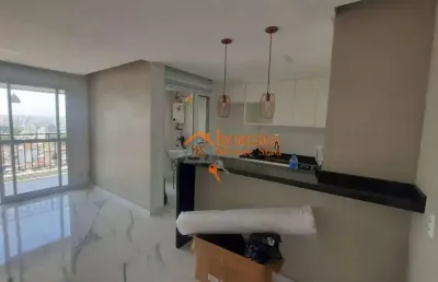 Apartamento com 2 dormitórios à venda, 66 m² por r$ 617.000,00 - jardim flor da montanha - guarulhos/sp