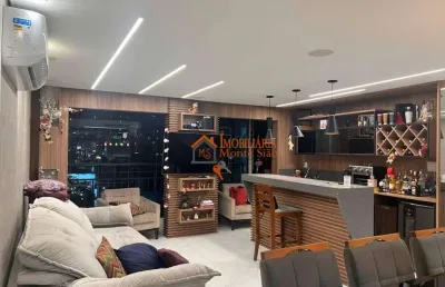 Apartamento com 3 dormitórios à venda, 83 m² por r$ 905.000,00 - jardim flor da montanha - guarulhos/sp
