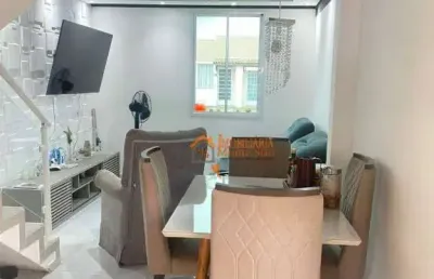 Sobrado com 2 dormitórios à venda, 58 m² por r$ 553.000,00 - jardim nova cidade - guarulhos/sp