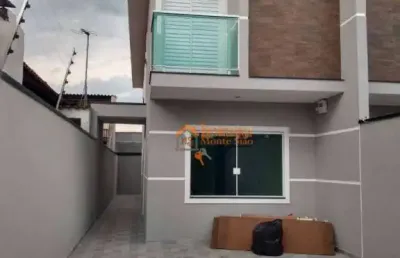 Sobrado com 3 dormitórios à venda, 110 m² por r$ 693.000,00 - jardim santa cecília - guarulhos/sp