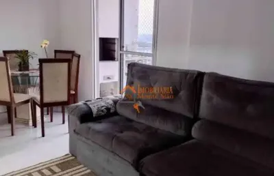 Apartamento com 3 dormitórios à venda, 65 m² por r$ 498.000,00 - vila das bandeiras - guarulhos/sp