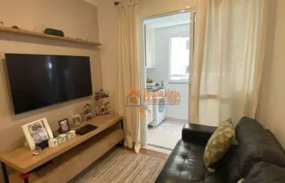 Apartamento com 2 dormitórios à venda, 53 m² por r$ 430.000,00 - jardim imperador - guarulhos/sp