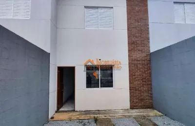Sobrado com 2 dormitórios à venda, 70 m² por r$ 350.000,00 - jardim jasmin - itaquaquecetuba/sp